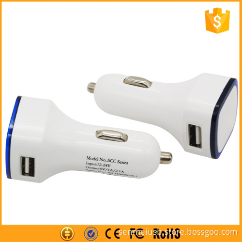 Wholesale Micro USB Car Charger 2 Port Adapter
